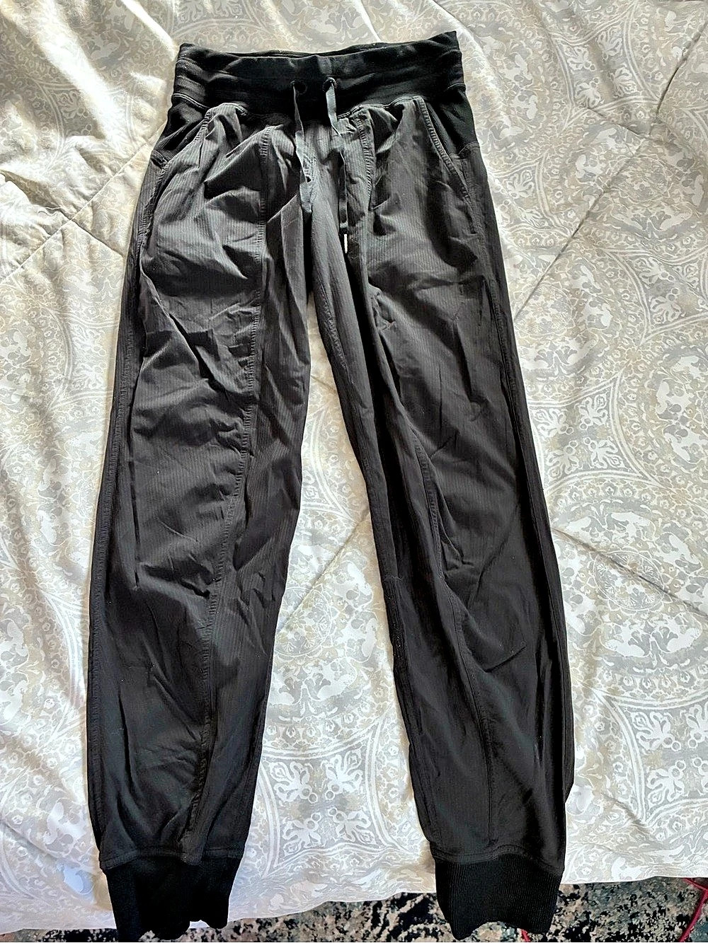 Black lululemon dance studio pants